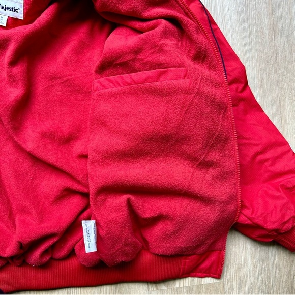 Vintage Authentic Majestic Red MLB Boston Red Sox Jacket - Picture 7 of 12